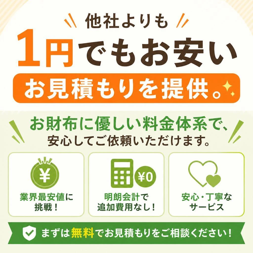 業界最安値への挑戦