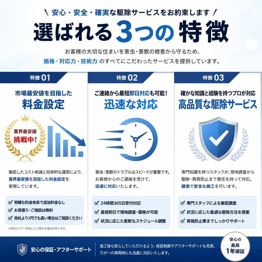 当社のサービスの特徴